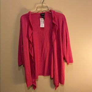 NWT Lane Bryant Pink cardigan plus size 22/24W